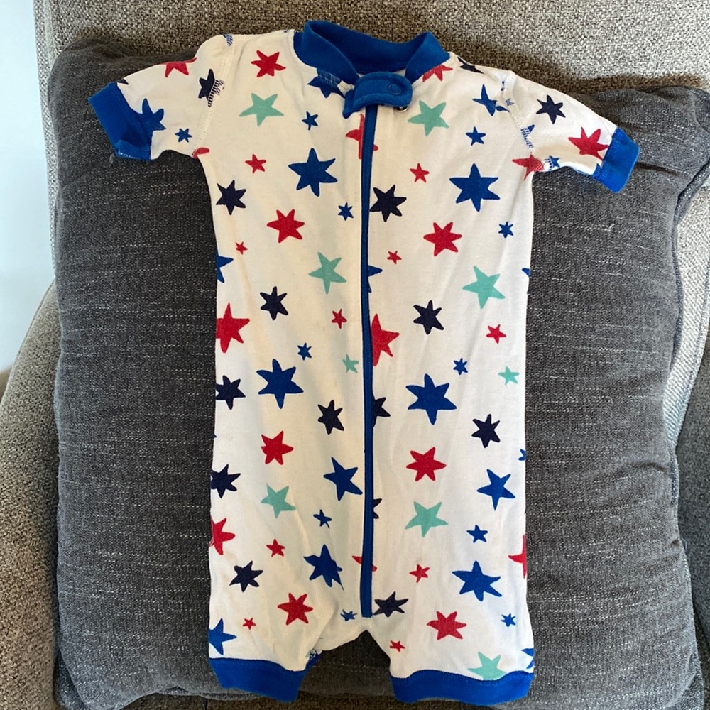 Hanna Anderson zip-up Jammie